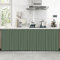 LIVEINU Schrankvorhänge für Küche, Kleiderschrank, Badezimmer, Staubdichter Vorhang für Regale, Wandpaneele, hängende Tür, Japanische Noren Selbstklebend 90x80cm Gras-Grün