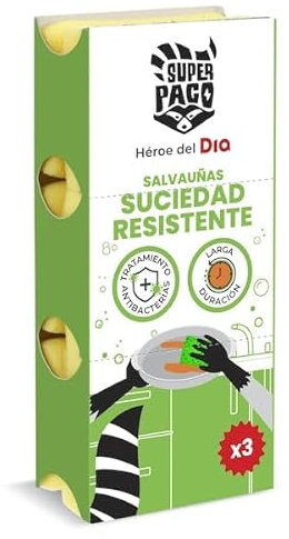 Dia Super Paco Estropajo Salvauñas Suciedad Resistente, 3 Uds