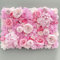 QIUMING 1 pièces Rose Floral Panneau Mural Mur Artificiel Fleur Fond 3D Soie Hortensia Rose Panneau pour la Maison fête Mariage Fond décor