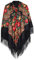 pvucpot Warme Schals für Frauen Scarves Russischer Babuschka-Schal für Damen, übergroß, traditioneller ukrainischer Retro-Stil, bedruckte Quasten, quadratische Schals Hair Scarf for Women Halstuch