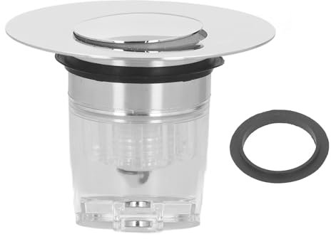 Bouchon De Vidange De Bouchon De Baignoire, Bouchon De Vidange De Douche En Laiton Par Galvanoplastie, Bouchon De Filtre D'évier, Bouchon De Vidange De Baignoire Pour Diamètre Intérieur De 34 à 40 Mm