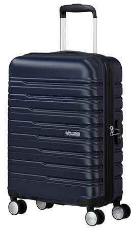 American Tourister Flashline - Spinner S, Handgepäck, 55 cm, 34 L, Blau (Ink Blue)