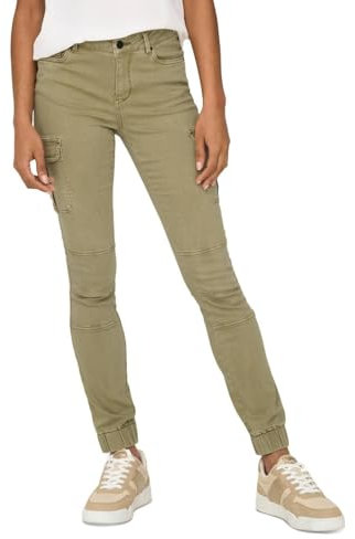 ONLY Damen ONLMISSOURI REG ANK Cargo PNT NOOS Hose 15170889,Elmwood,34W / 32L