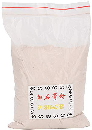 Polvere di Gesso di per Artigianato in Gesso 3D Fai da Te, Fusione di Stampi e Gioielli, Non Tossico e Durevole (polvere di gesso bianco)