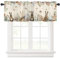 Rovozar Osterhasen-Fenster-Volants für Küche, Osterhasen-Eier, kurze Vorhänge, Frohe Ostern, Vorhang, Schlafzimmer, Badezimmer, Dekoration, 1 Stück, 132 x 45 cm