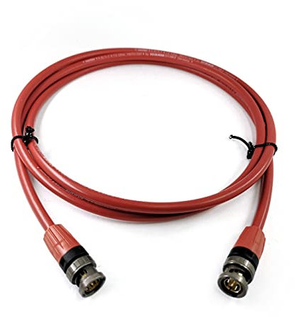 SommerCable 20m 6G 3G SDI Video-Patchkabel 4K UHD HD-SDI (HDTV) SC-Vector 0.8/3.7 1 x 0,80 mm² rot- BNC Stecker NEUTRIK - VTGX-2000-RT-RT - 65.60 ft