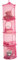 OHS Teddy Storage for Kids Pink, 4 Layer Hanging Mesh Net Ceiling Basket for Clothes, Books, Socks, Towels - Extra Large Kids Bedroom Storage