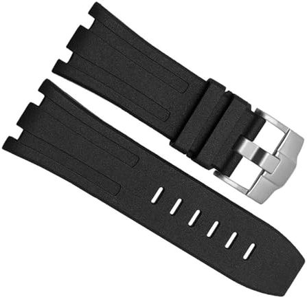 SHZZHS Gummi-Armband für Audemars Piguet 15703 Uhrenarmband Herren-Armband-Armband-Zubehör