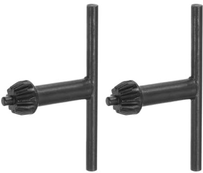 QUARKZMAN Mandrin Clé 3mm Clé 11 Dents pour 0,3-4mm Perceuse Mandrin Noir 2pcs