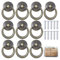 PoignéE Meuble, Poignee De Meuble Style RéTro, Boutons De Portes Pour Placards Large Application, 10 PièCes, Bronze