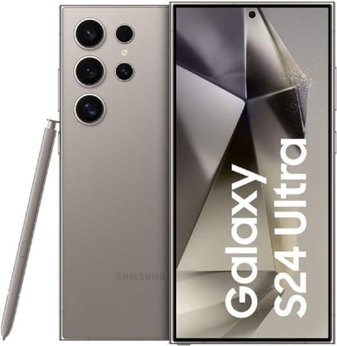 Samsung SM-S928B Galaxy S24 Ultra Dual SIM 5G 12GB RAM 256GB Titanium Gray EU (Ricondizionato)