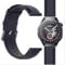 GIOPUEY Bracelet Compatible avec Huawei Watch GT 5 46mm/GT5 Pro, Cuir véritable Sangle Bracelet [Résistant à l'usure] [Respirant] Montre Bracelet - Navy Blue
