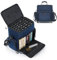 WISEPRO Tabletop Games RPG Shoulder Bag - Gaming Travel Bag with 2 Foam Storage Vault, Molded Base with Padded Shoulder Strap for Dice, Card Games, More - Board Game Carrier Protects Tabletop Games