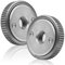 2Pcs Schnellspannmutter für Winkelschleifer, Silbrig Winkelschleifer Schnellspannmutter Schnellspannmutter M14 für AEG, Metabo, Makita, Flex, Black& Decker, Dewalt, Hitachi etc