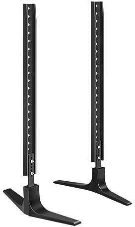 Soporte de TV de mesa – Soporte de repuesto ajustable en altura – para televisores de 32 a 55 pulgadas, patas de TV soportan hasta 30 kg, máximo 800 x 400 mm