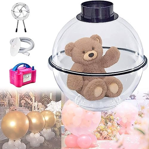 KOQAWSC Ballonfüllmaschine mit Ballonpumpen-Set, Ballon-Expander for Füllen von Plüschtieren, Ballonsträußen, DIY-Ballonfüller for Geschenke, Dekoration, Hochzeit, Party, Weihnachten