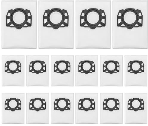 16 x KFI 357 Staubsaugerbeutel Kompatibel mit Kärcher WD2 Plus WD3 KWD1 KWD2 KWD3 MV3 WD3.200-WD3.800M/SE4001/SE4002 Staubsauger,Ersetzt 2.863-314,von Covienapp