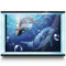 LYYAB Aquarium Hintergrund Aufkleber Anime Delfin Mädchen Ozean Aquarium Reptilien Terrarium Dekor Poster (60 x 30 cm)