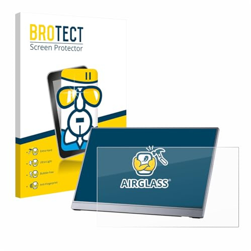 BROTECT Schutzglas für Arzopa Z3FC 16.1 | Transparenter Displayschutz Made in Germany Schutzfolie Panzer Folie Glas 9H Anti-Fingerprint Einfache Montage Clear