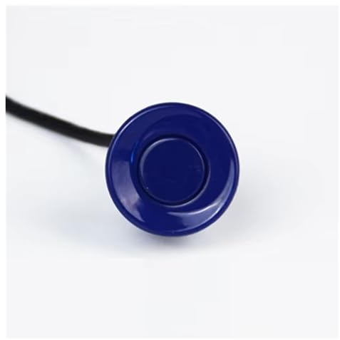 Parksensor Einparkhilfe Für Autos 1 Stück 22 Mm Farben Schwarz Rot Blau Silber Gold Weiß Grau Champagnergold PDC Einparkhilfe(Blau)