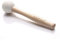 TOPFUND Medium Hardness Rubber Mallet for Crystal Singing Bowl