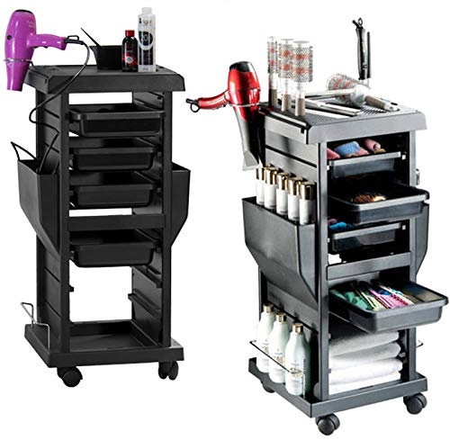 Beltom® Friseurwagen Bedienungswagen Stapelboy Salonhilfe Friseur Arbeitswagen Wagen Boy - 4