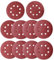 KAHEIGN 100Pcs Sanding Discs, 125mm Hook and Loop 8-Hole Sand Pads, 40/60 /80/100 /120/180 /240/320 /400/800 Grits Sandpaper for 5-Inch Random Orbit Sander - ASD1B
