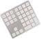 Rordigo Teclado numérico inalámbrico ultrafino con Bluetooth, 2,4 G, recargable, para iOS, Android, ventana, color