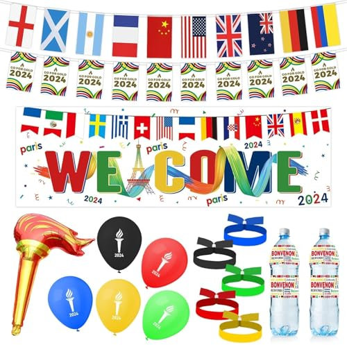 Juegos Mundiales Verano Atletismo Decoración Pack