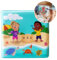 Kiddo World Montessori Wassermalbuch Meereswelt. Magisches Wasserzauber Malbuch für Kinder von 0 bis 2 Jahren. Lustiges Lernspielzeug. Mit Meeresmotiven. 100% wiederverwendbar und ungefährlich.