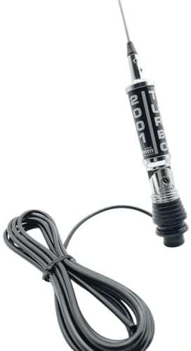 Antenna cb Camion (baracchino) LEMM antenna cb turbo 2001/ Camper e Auto/Omnidirezionale am fm/Stelo conico inox / 27 MHz/Produzione italiana (SILVER)