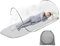 Moustiquaire pliable, moustiquaire de camping, moustiquaire de voyage portable, moustiquaire de voyage, taille simple : 200 x 80 x 56 cm, moustiquaire de voyage à mailles fines, protection efficace