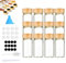 TTSTOIEE Gewürzgläser 12 Stück, Gewürzorganisator mit Deckel inkl. Spender/Trichter/Bürste/Etikett+Marker Gewürzdosen 120ml