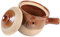 Holibanna Cazuela de medicina hirviendo cocinando olla pequeño maceta de barro tapa cazuela de barro de cerámica bote de medicina china utensilios de cocina de arcilla