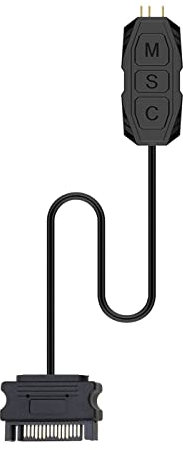 RGB Controller Cable PC 5V 12V ARGB CPU Case Fan LED Light Strip Lamp Water Cooling Control Molex Powe