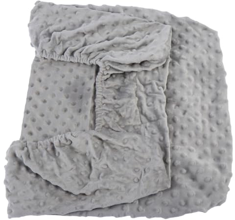 Atmungsaktiver Wickelauflagen Bezug aus Polyester, 1 Stück | Wickelunterlage und Massagetisch, Universeller Stil, Schlichtes Grau, für Neugeborene