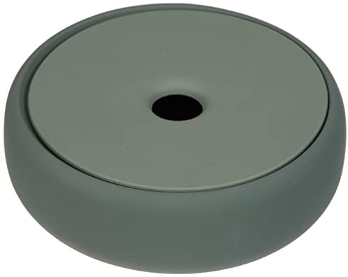 blomus -SONO- Aufbewahrungsdose aus Keramik, Agave Green, Badezimmerdose exklusive Optik, Organizer, Deko, Schmuckaufbewahrung, Ablageschale Kosmetik (H / B / T: 4 x 12 x 12 cm, Agave Green, 69074)