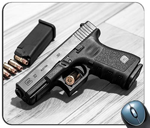 Full Size Guns Pattern Mouse Pad, Gedruckt rutschfeste Gummi Komfortable Computer Mouse Pad Mousepad