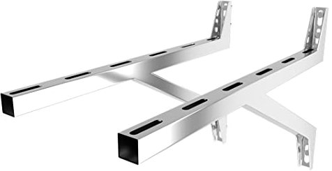 Schornstein Wandkonsole - Hochwertige Edelstahl Schornsteinhalterung zur Befestigung des Schornsteins an der Wand in allen Abständen (750mm)