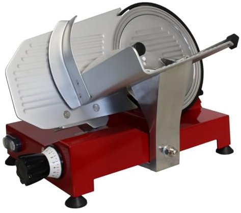 Celme - Affettatrice ALFA-250-ROSSA - Acciaio Antiaderente - Lama 250 mm - 41x51x34.5 cm