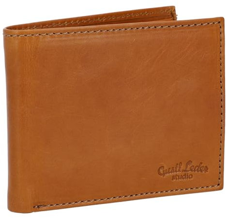 Gusti Geldbörse Leder- Pawel Geldbörse Portemonnaie Brieftasche Geldbeutel Herren Braun Leder
