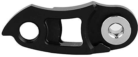 VBESTLIFE Fahrrad Umwerfer Erweiterung, Mountainbike Rennrad Schaltauge Verlängerung Extender Frame Gear Tail Hook Extender(Schwarz)