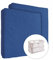 2X Jersey 100% Baumwolle Spannbetttuch für 95x65cm Baby Reise Kinderbett Matratze (Königsblau)