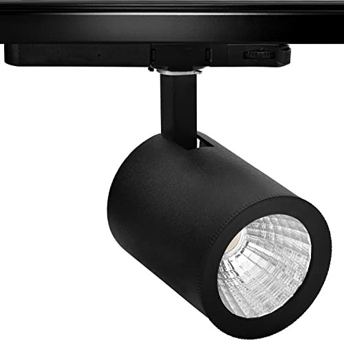 ORANGE 3-Phasen Schienen Deckenstrahler - OR 1010-85 LED Spot Schwarz - 20W - 30° - Hochwertiger Strahler für Stromschienen - Schienensystem Leuchte - Stromschienenstrahler (4000K)