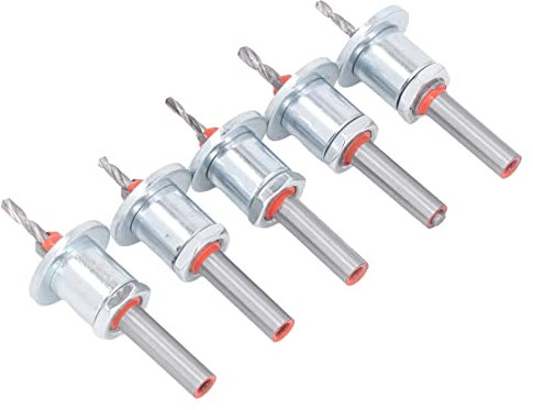 Juego de Brocas Avellanadoras, HRC50-54 para Evitar Obstrucciones Combinación de Brocas Avellanadoras para Madera