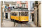 ARTLAND Wanddeko Leinwand Bilder Wandbild 60x40 cm Historisch Zug Tram Straßenbahn Altstadt Lissabon Portugal U4SR