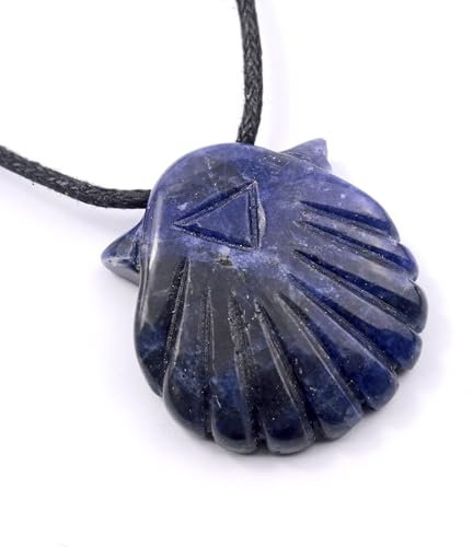 Anhänger Jakobsmuschel aus Sodalith