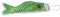 ABOOFAN Bandera De Carpa Japonesa Koinobori Verde Resistente Al Agua Decorativa Para Hogar Barco y Exterior Con Boca De Alambre Para Colgar
