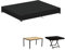 LAMUNI Funda Mesa Exterior Impermeable Anti-Viento Cubierta de Jardín Antipolvo Anti-UV Rectangular, 100x60x15cm