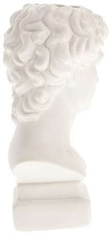 RORPOIR David Vase Vasen Für Mittelstücke Griechische Statue Dekor Blumentopf Blumenvase Make Up Halter Hohe Vase Für Tisch Blumenbehälter Tischdekoration Vase Kreative Vase